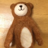 羊毛フェルト作る3Dマイキャラクター