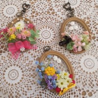 Mimosa Houseの花育講座*カレイドフレームストラップ