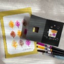 にじみ絵で落ち葉を描こう!しかけカードも作っちゃおう!